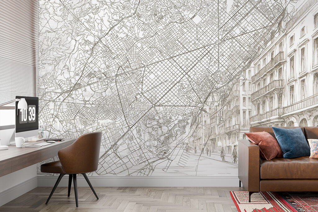 Mappa urbana e facciate — ambiente 5