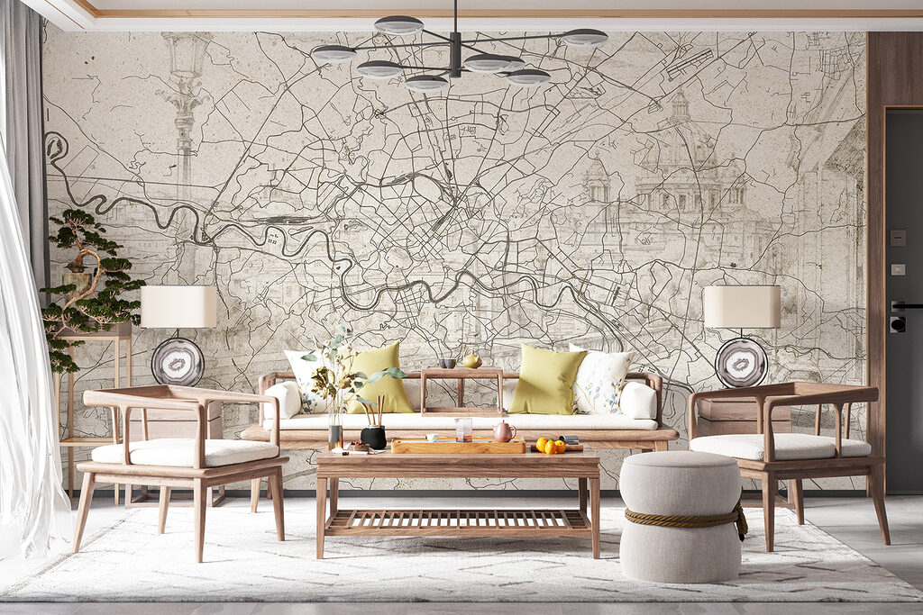 Mappa con il fiume — ambiente 3