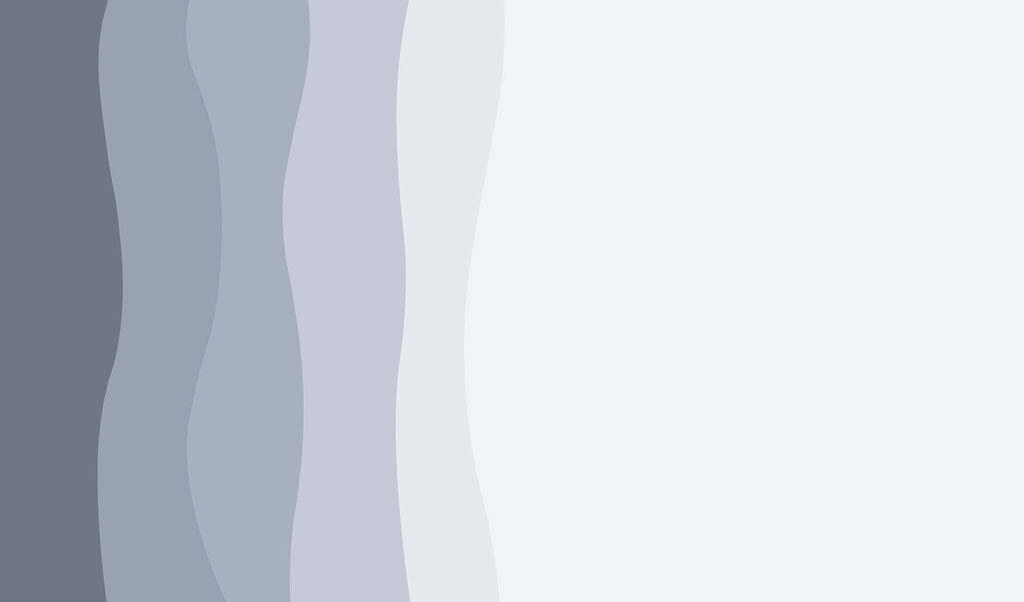 Fasce ondulate sul bianco — design completo