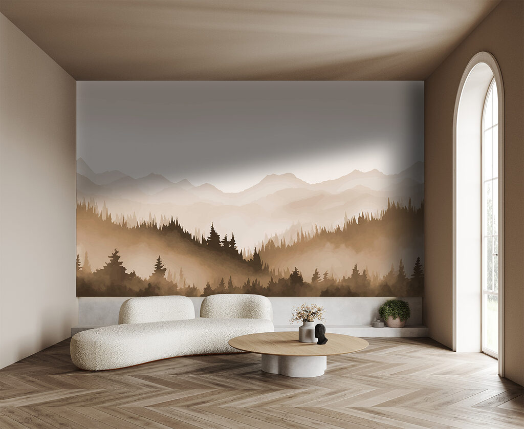 Pinete davanti alle montagne — ambiente 2