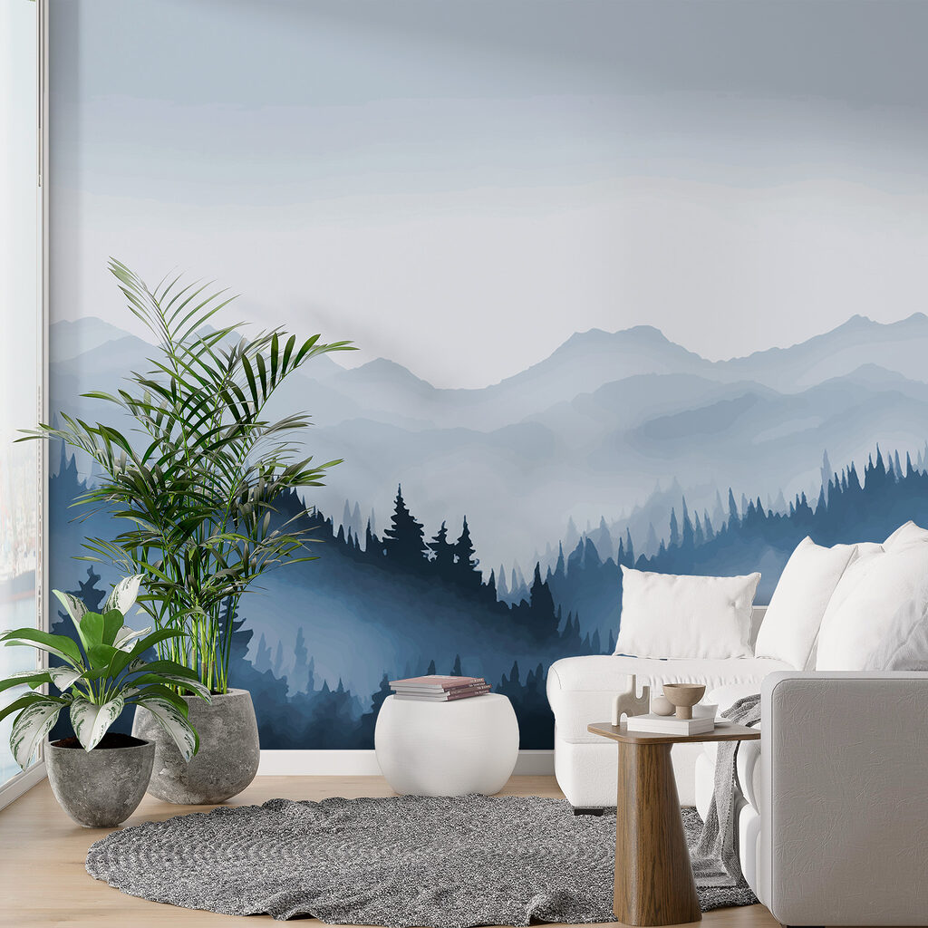 Pinete davanti alle montagne — ambiente 1