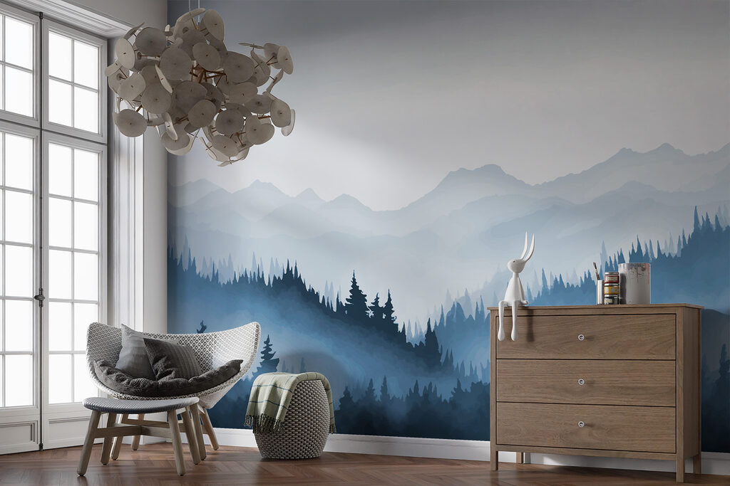 Pinete davanti alle montagne — ambiente 2