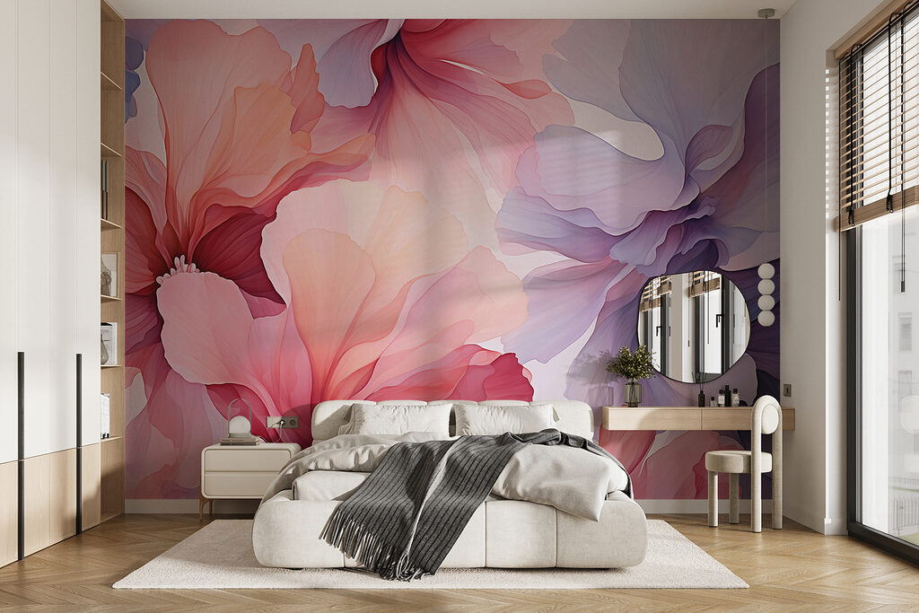 Fiori rosa e lilla — ambiente 1