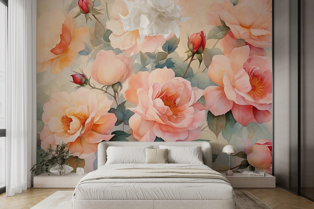 Rose color pesca — ambiente 1