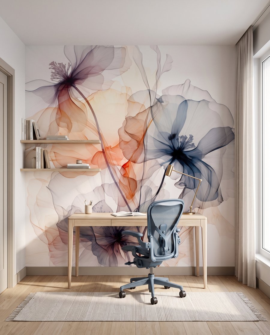 Fiori di luce in un ambiente