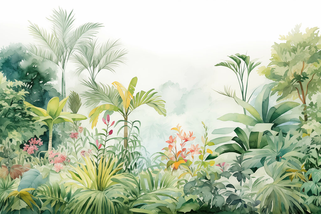 Giardino tropicale — design completo