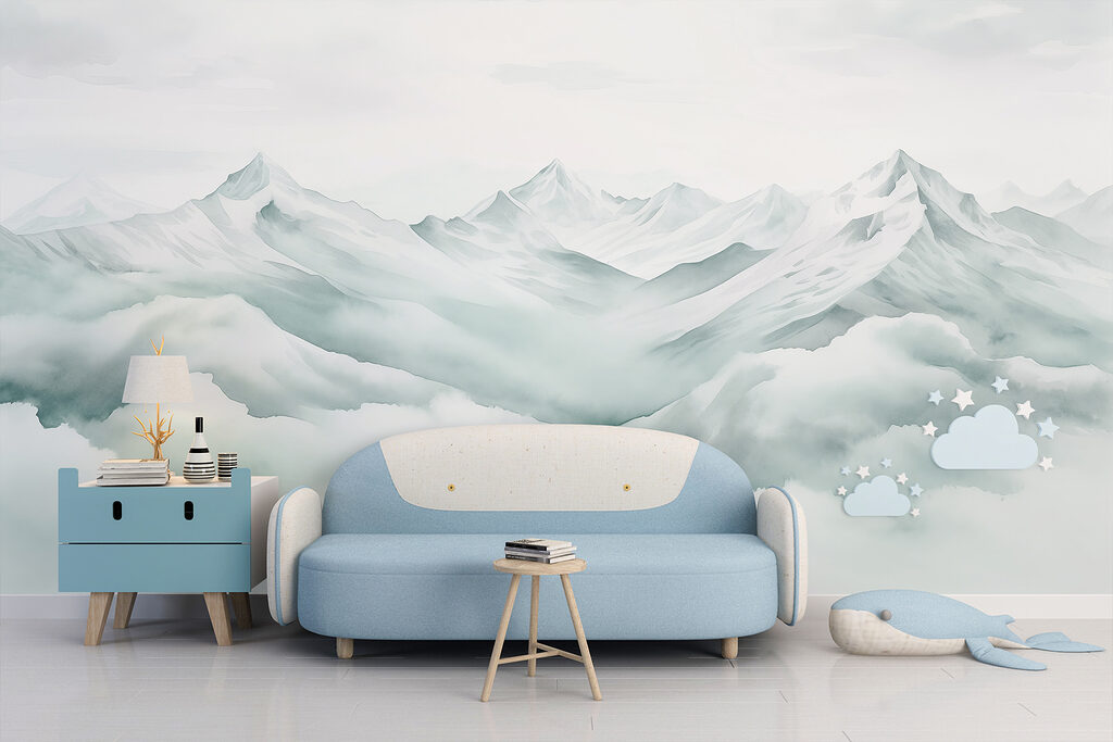 Vette innevate nel cielo — ambiente 3