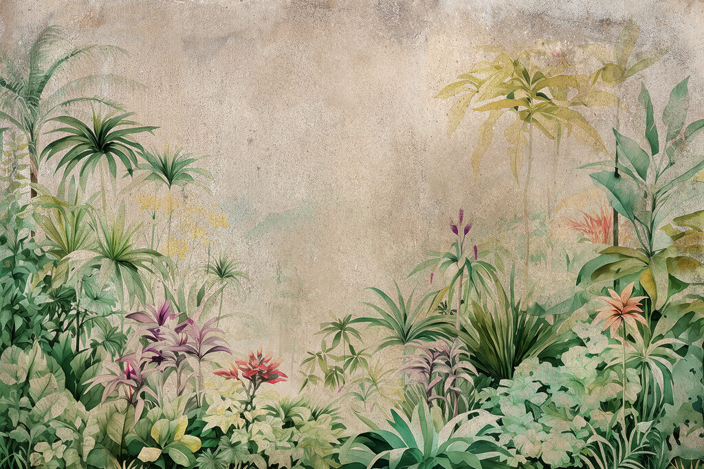 Fiori di giungla — design completo
