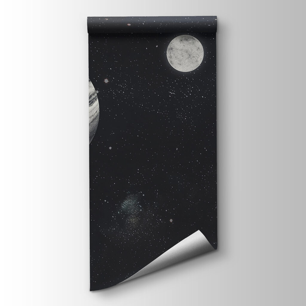 Pianeti bianco e nero — vista del prodotto