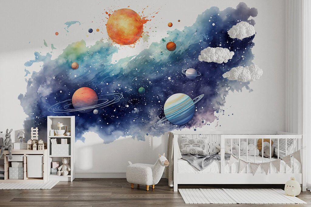 Sole tra stelle dipinte — ambiente 2