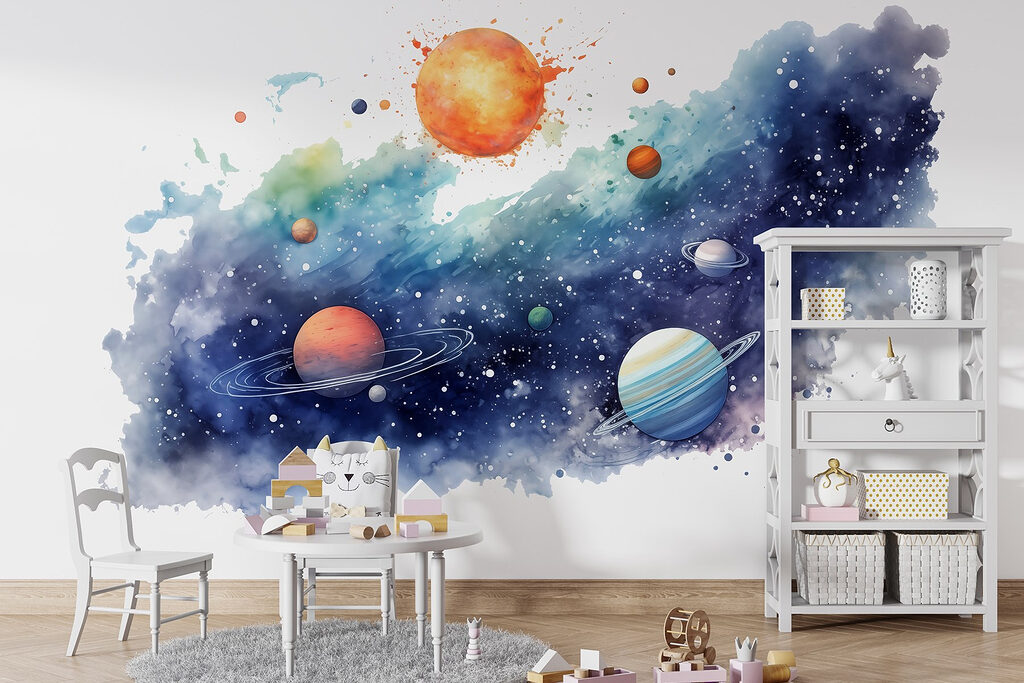 Sole tra stelle dipinte — ambiente 3