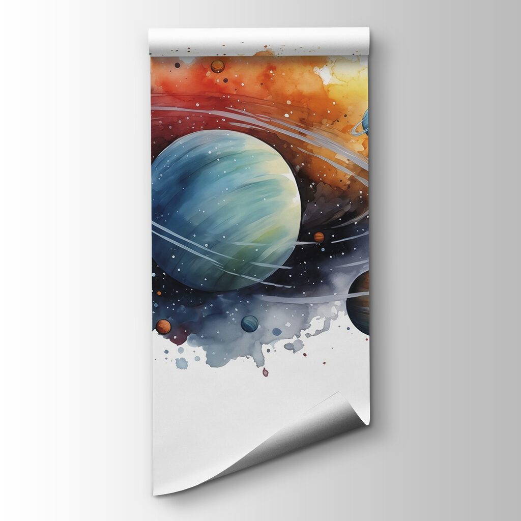 Pianeta ad anelli colorato — vista del prodotto