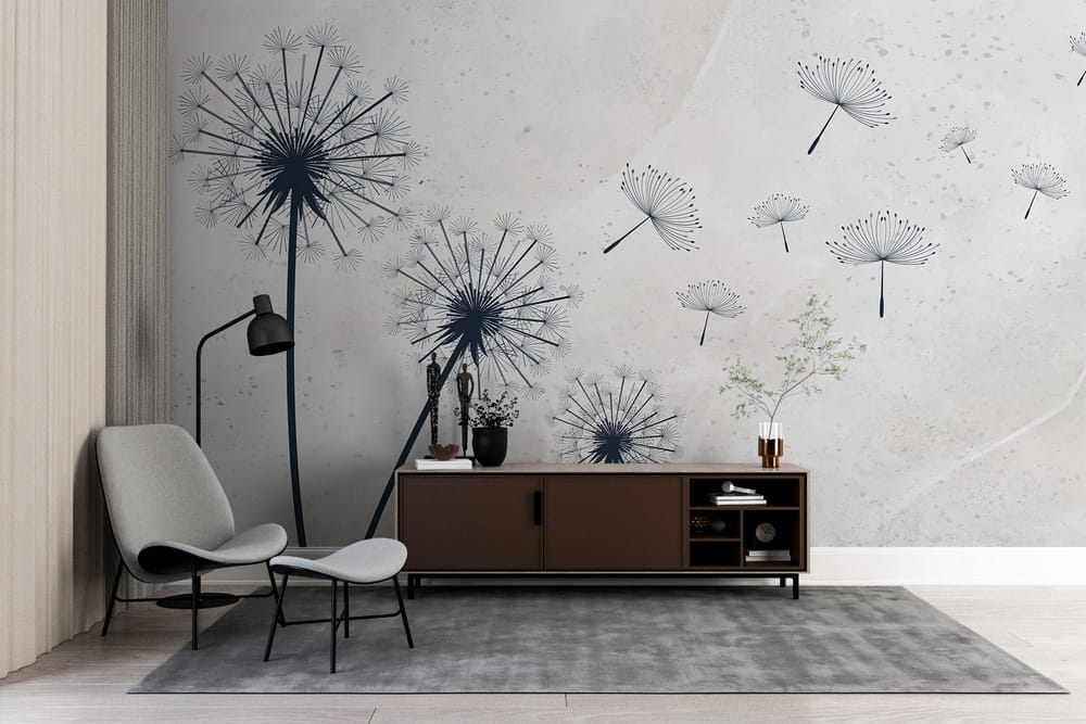 Soffioni in linee blu — ambiente 1