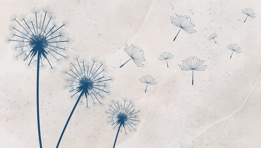 Soffioni in linee blu — design completo