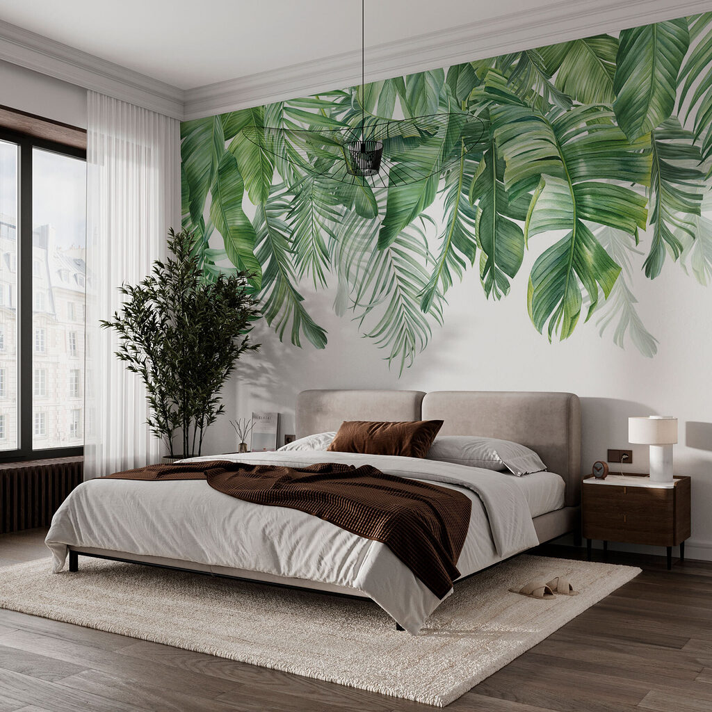 Palme verdi dal bordo — ambiente 2