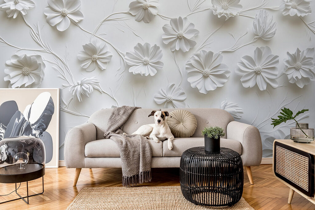 Fiori bianchi sui tralci — ambiente 5