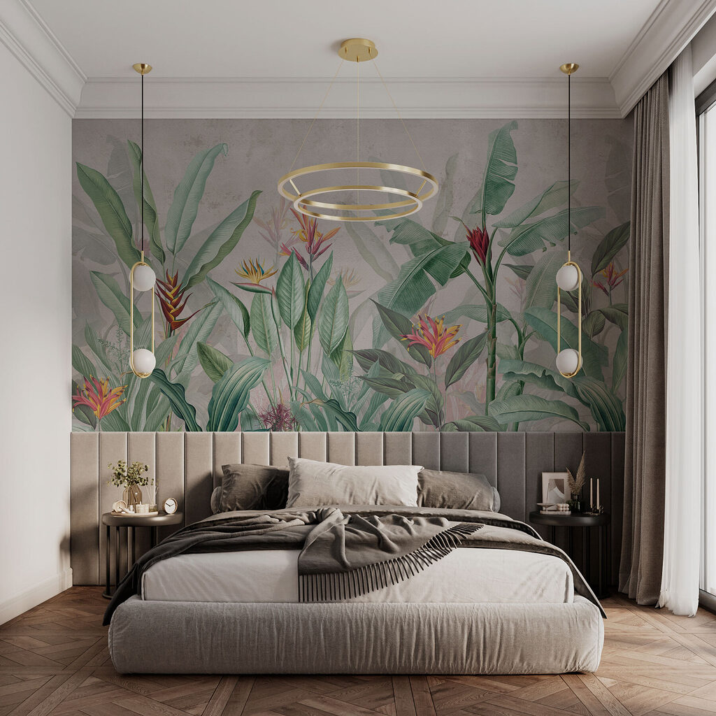Foglie tropicali su petrolio — ambiente 1