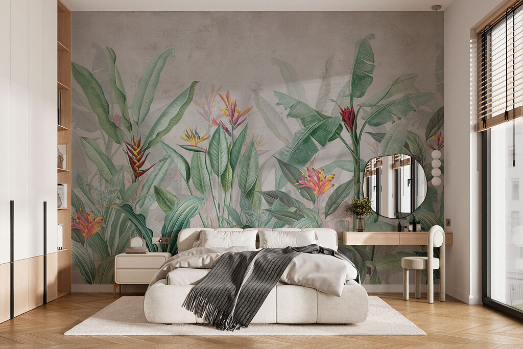 Foglie tropicali su petrolio — ambiente 2