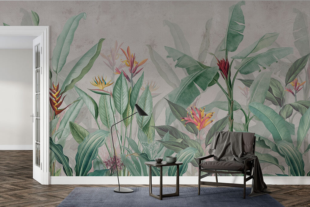 Foglie tropicali su petrolio — ambiente 5