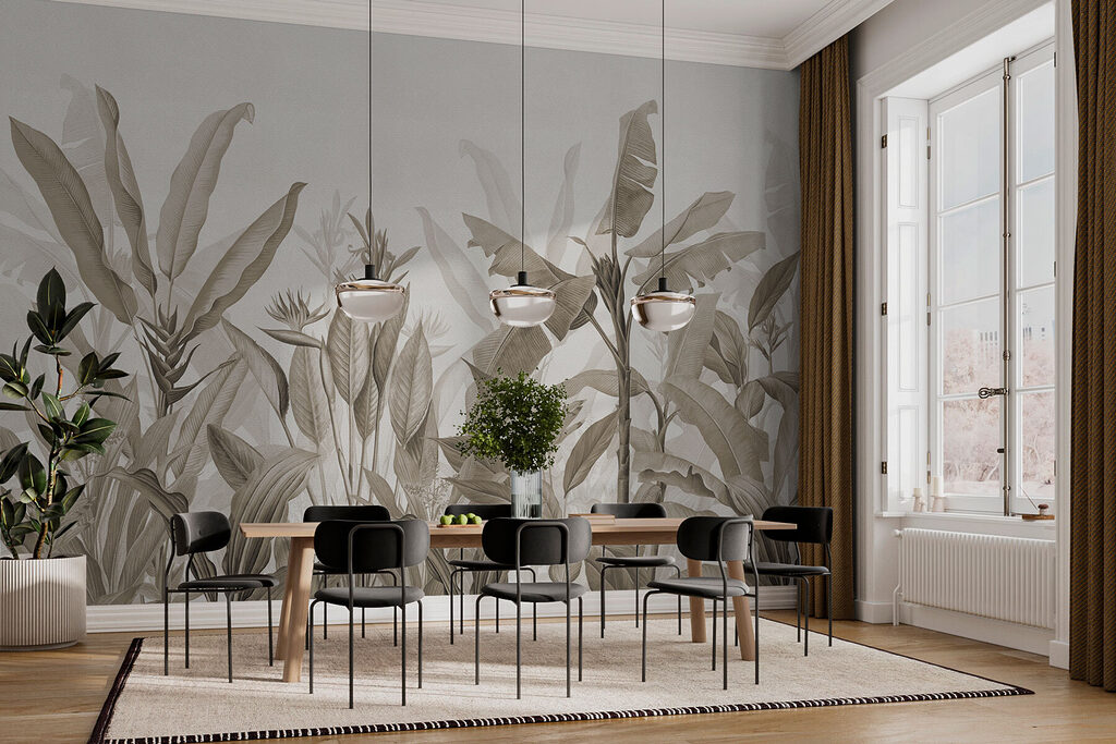 Foglie tropicali su petrolio — ambiente 4