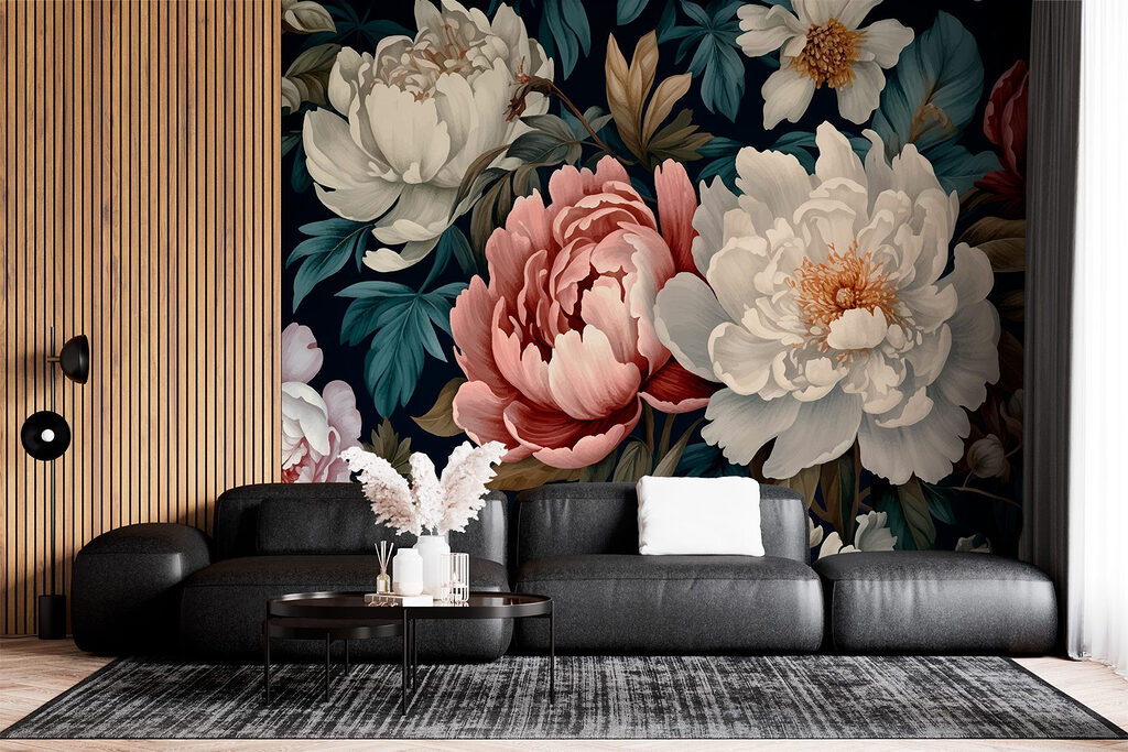 Fiori su blu notte — ambiente 2