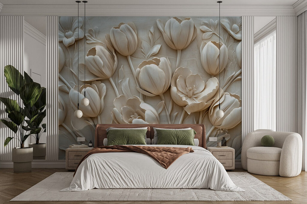 Tulipani in rilievo — ambiente 3