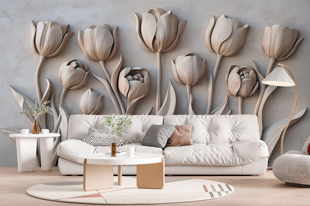 Tulipani su lunghi steli — ambiente 4