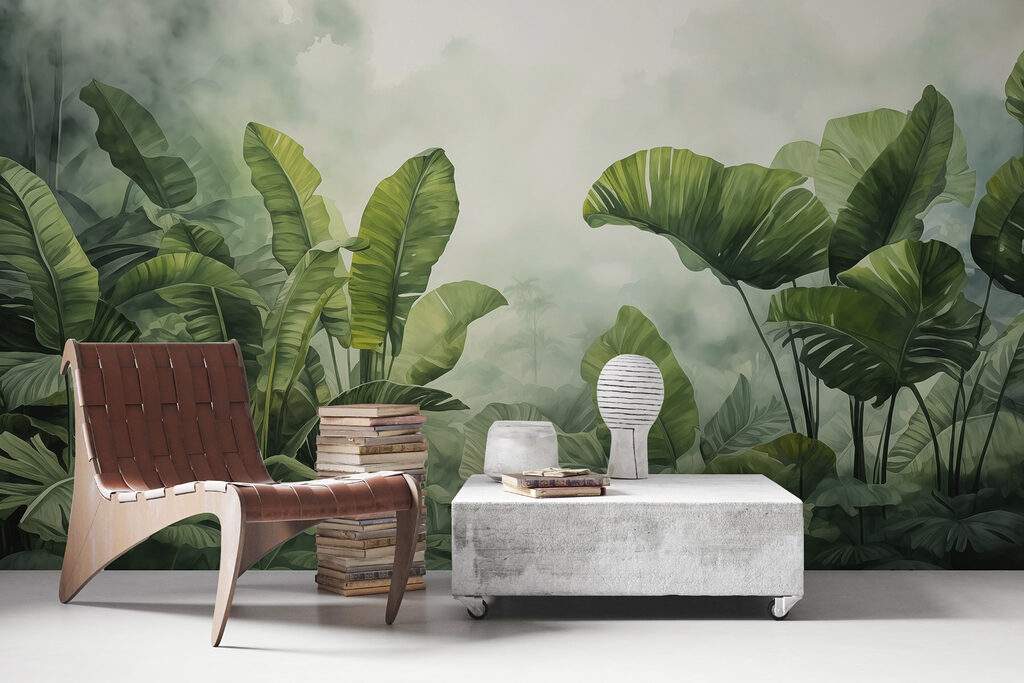 Grande foglia nella luce — ambiente 2