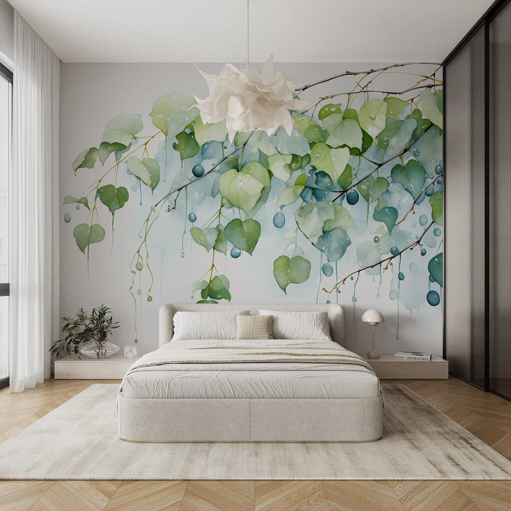 Foglie a cuore in un ambiente