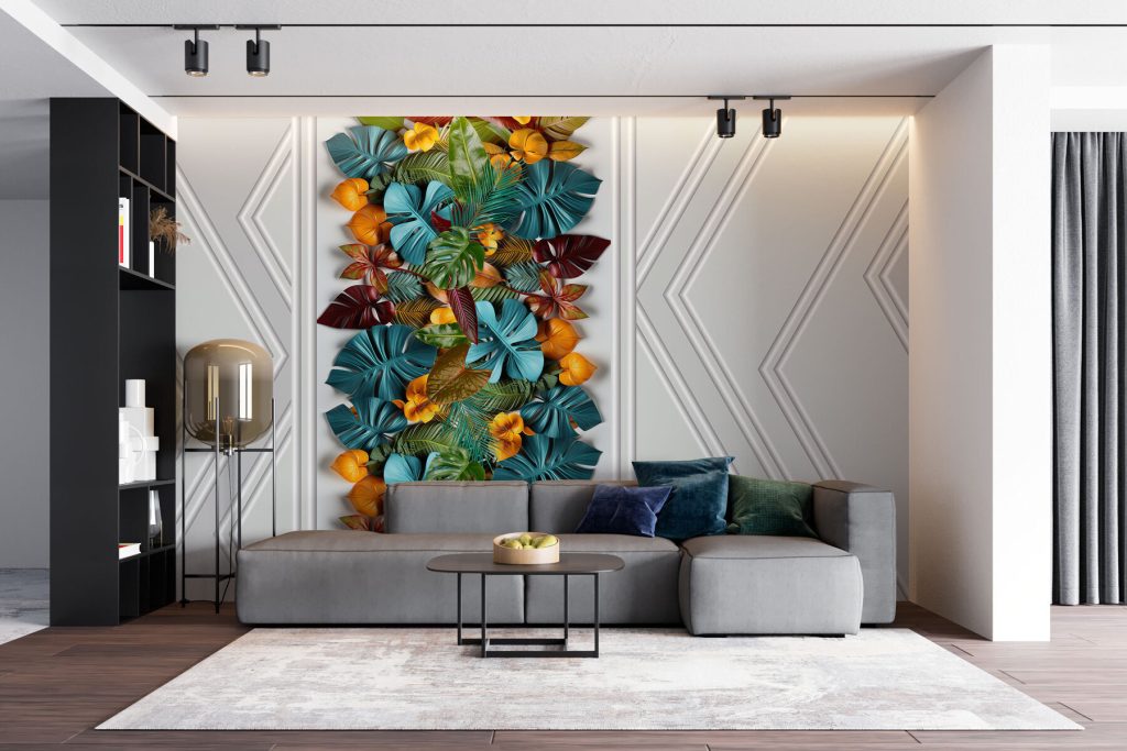 Fascia di foglie colorate — ambiente 4