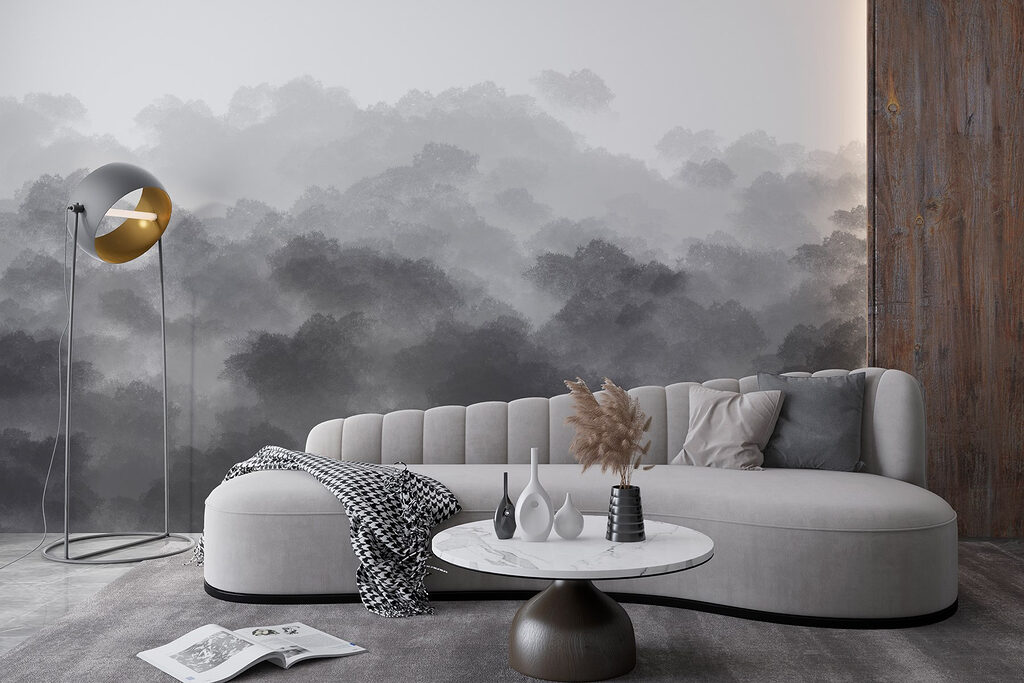 Chiome verdi ad acquerello — ambiente 4