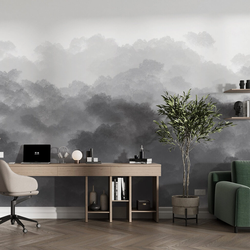 Chiome verdi ad acquerello — ambiente 5
