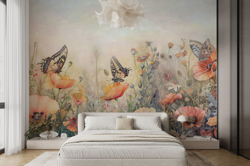 Farfalle sopra i papaveri — ambiente 1