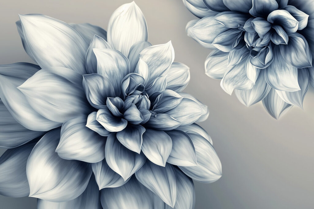 Dalie nella luce — design completo