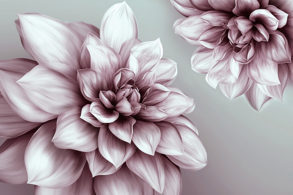 Dalie nella luce — design completo