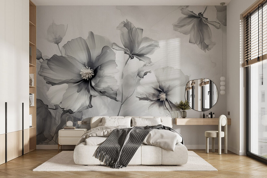 Fiori sciolti ad acquerello — ambiente 1