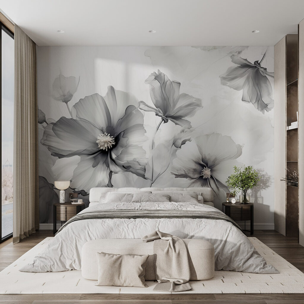 Fiori sciolti ad acquerello — ambiente 3