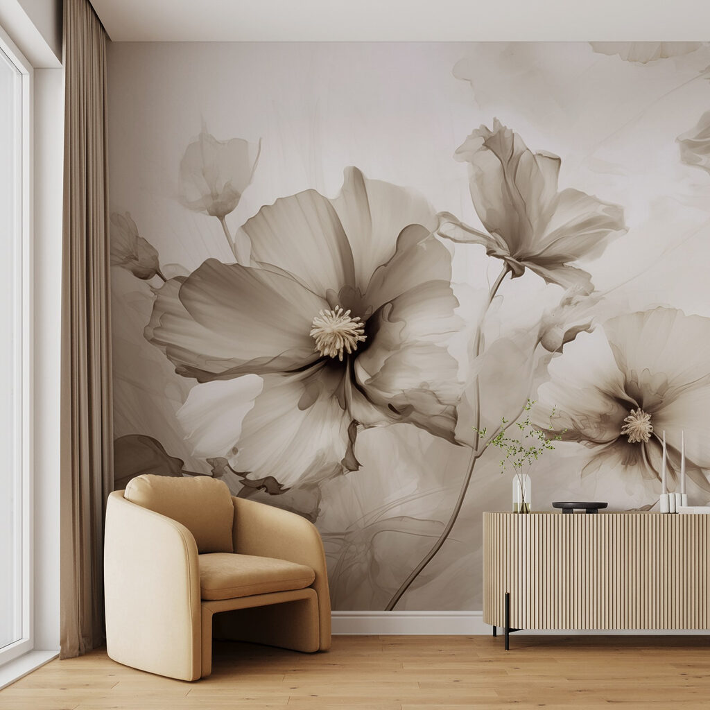 Fiori sciolti ad acquerello — ambiente 3