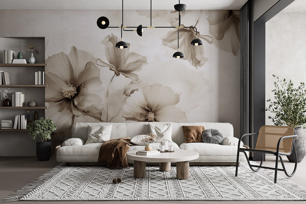 Fiori sciolti ad acquerello — ambiente 4