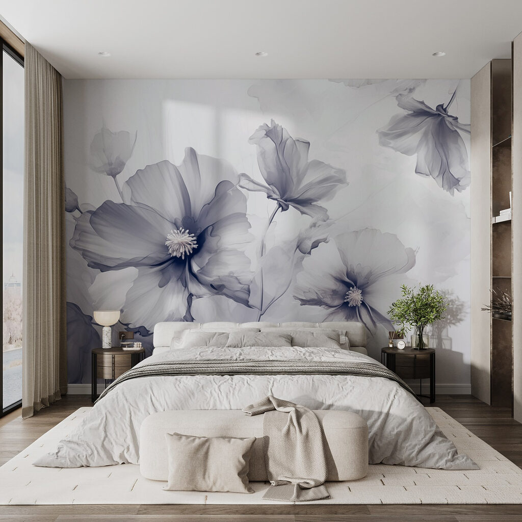 Fiori sciolti ad acquerello — ambiente 1