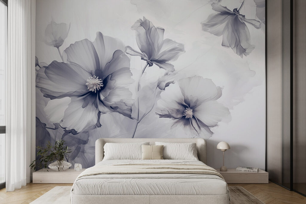 Fiori sciolti ad acquerello — ambiente 2