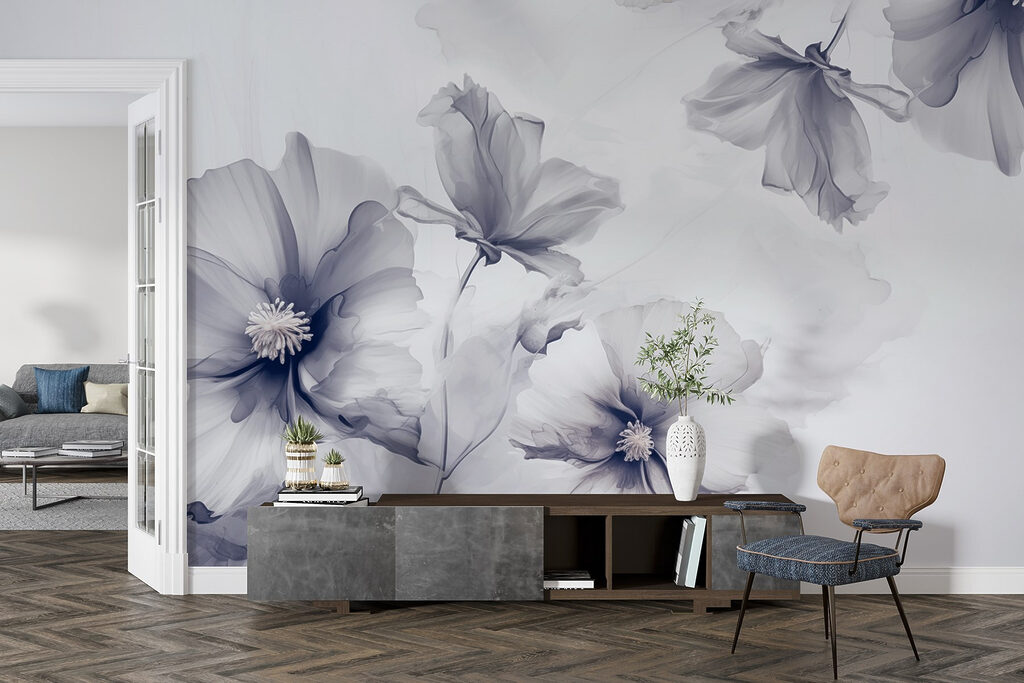 Fiori sciolti ad acquerello — ambiente 4