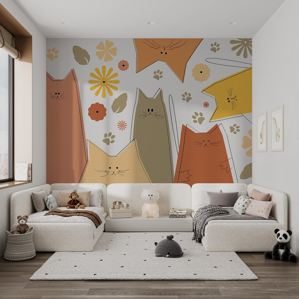 Gatti tra i fiori — ambiente 2