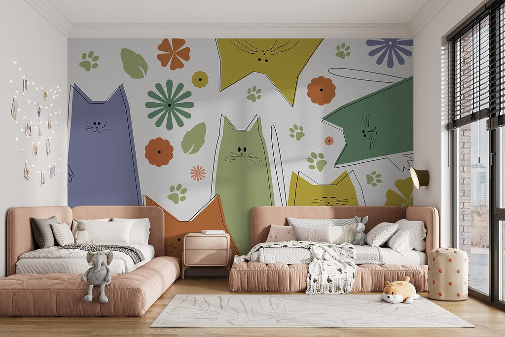 Gatti tra i fiori — ambiente 2