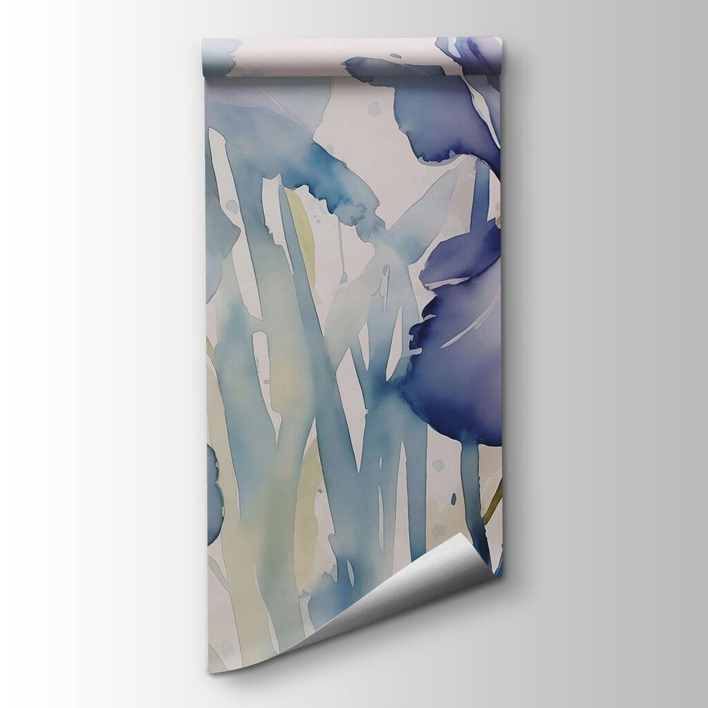 Iris blu dipinti — vista del prodotto