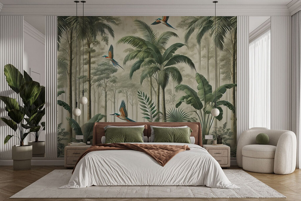 Uccelli tra le palme — ambiente 3