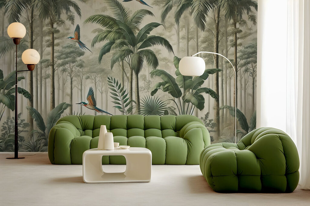 Uccelli tra le palme — ambiente 4
