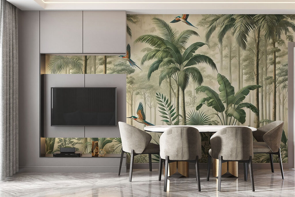 Uccelli tra le palme — ambiente 8