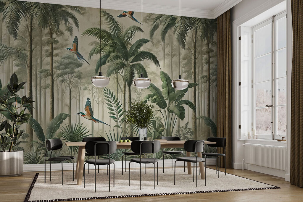 Uccelli tra le palme — ambiente 9