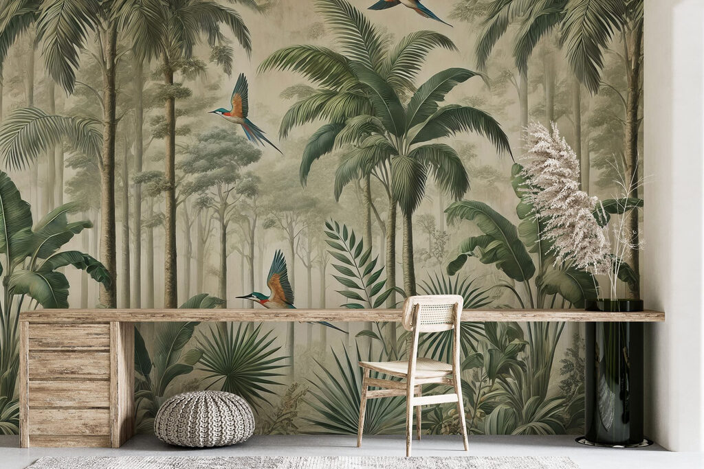 Uccelli tra le palme — ambiente 10